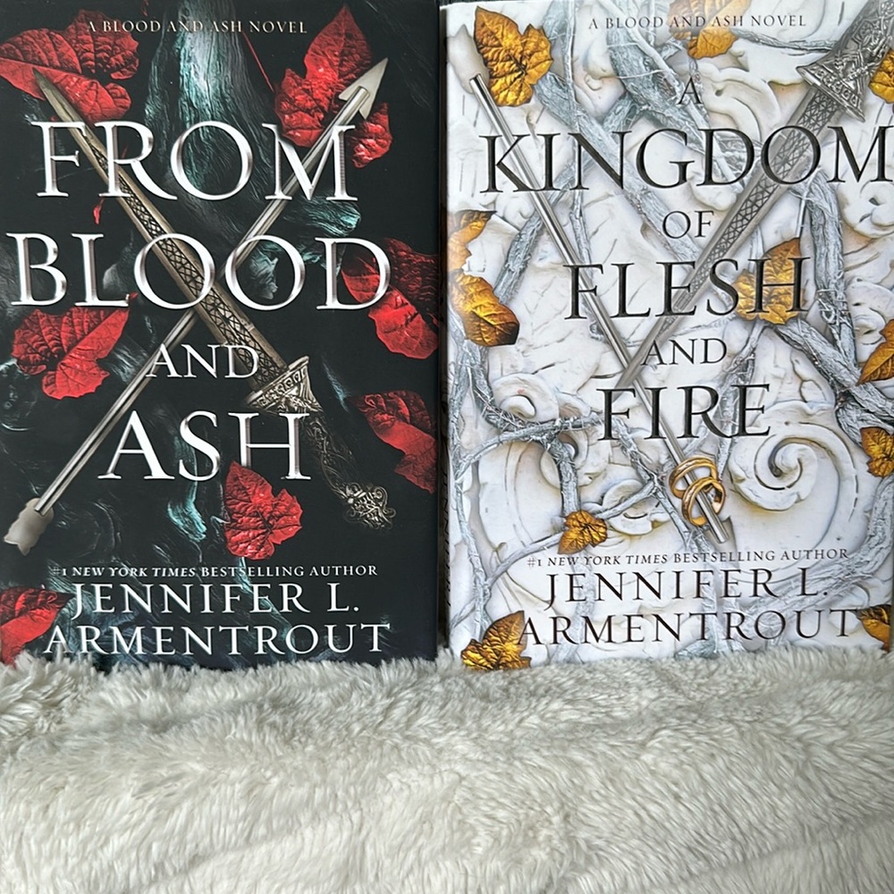 From Blood and Ash and a Kingdom of Flesh and Fire book set!